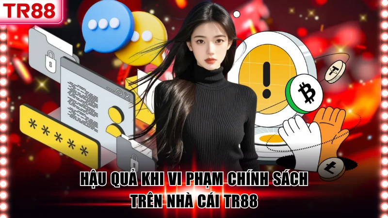 Hậu quả khi vi phạm chính sách trên nhà cái TR88
